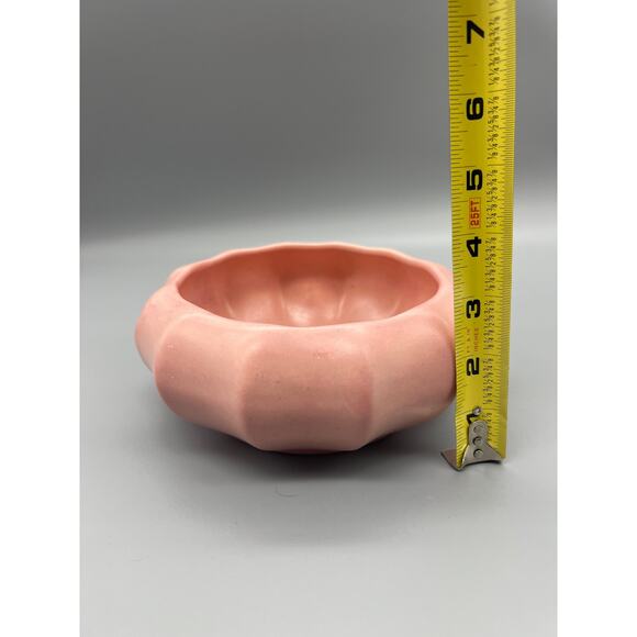 VTG Royal Haeger Pottery Pink Scalloped Midcentury Bowl or Planter Made In USA - Picture 9 of 10